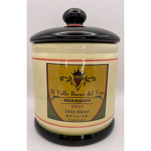 Oggi Corporation El Valle Bueno Del Vino Canister With Lid Pre-owned